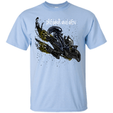T-Shirts Light Blue / Small Predator and Alien T-Shirt