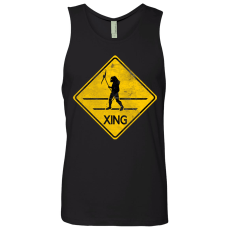 T-Shirts Black / Small Predator Crossing Men's Premium Tank Top