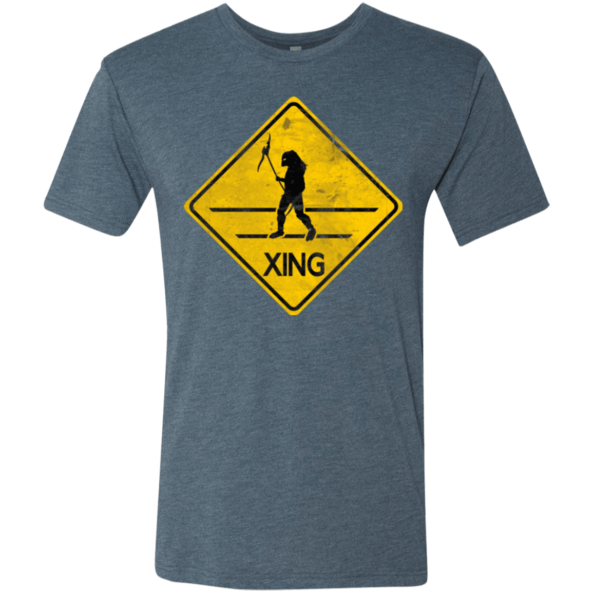 T-Shirts Indigo / Small Predator Crossing Men's Triblend T-Shirt