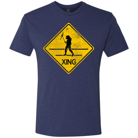 T-Shirts Vintage Navy / Small Predator Crossing Men's Triblend T-Shirt