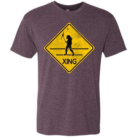 T-Shirts Vintage Purple / Small Predator Crossing Men's Triblend T-Shirt
