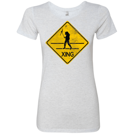 T-Shirts Heather White / Small Predator Crossing Women's Triblend T-Shirt
