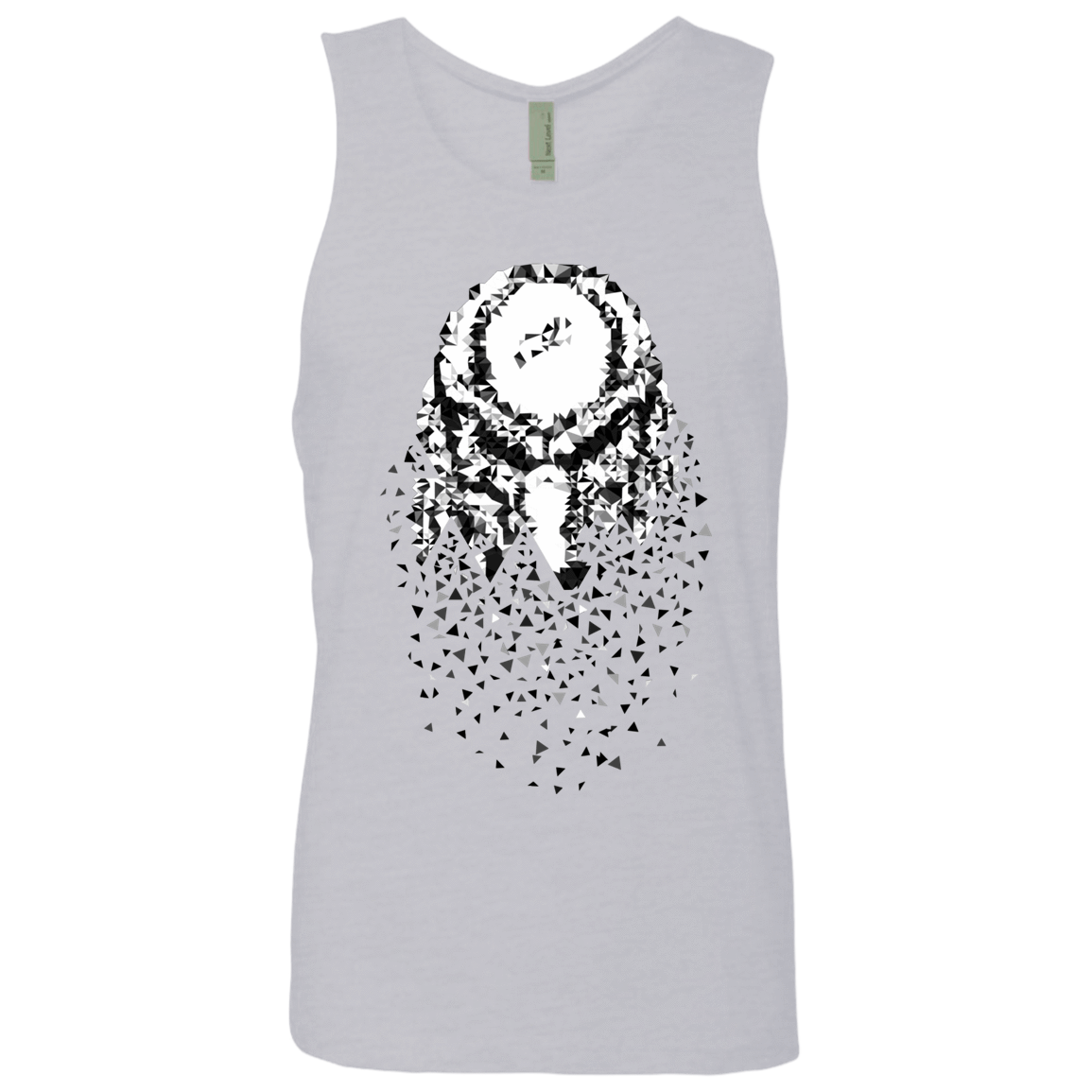 T-Shirts Heather Grey / S Predator Lurking Men's Premium Tank Top