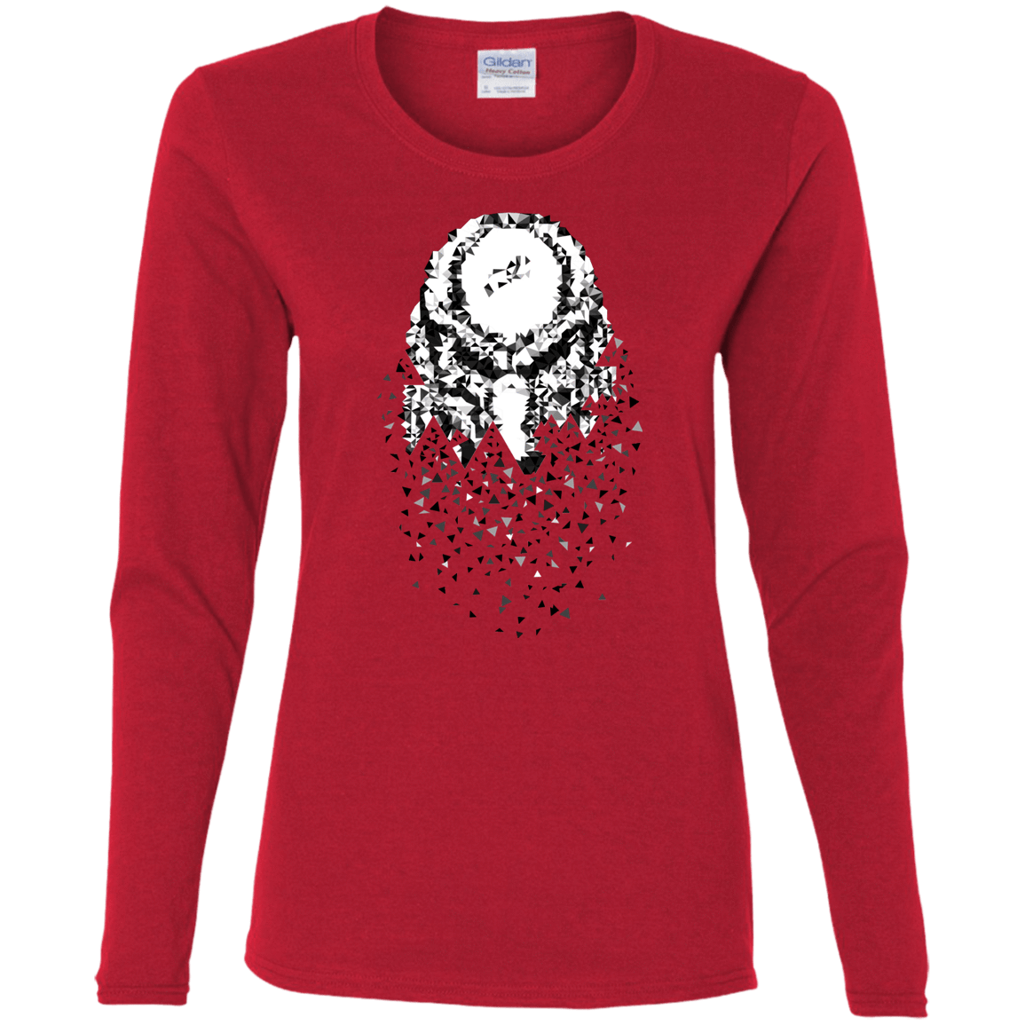 T-Shirts Red / S Predator Lurking Women's Long Sleeve T-Shirt