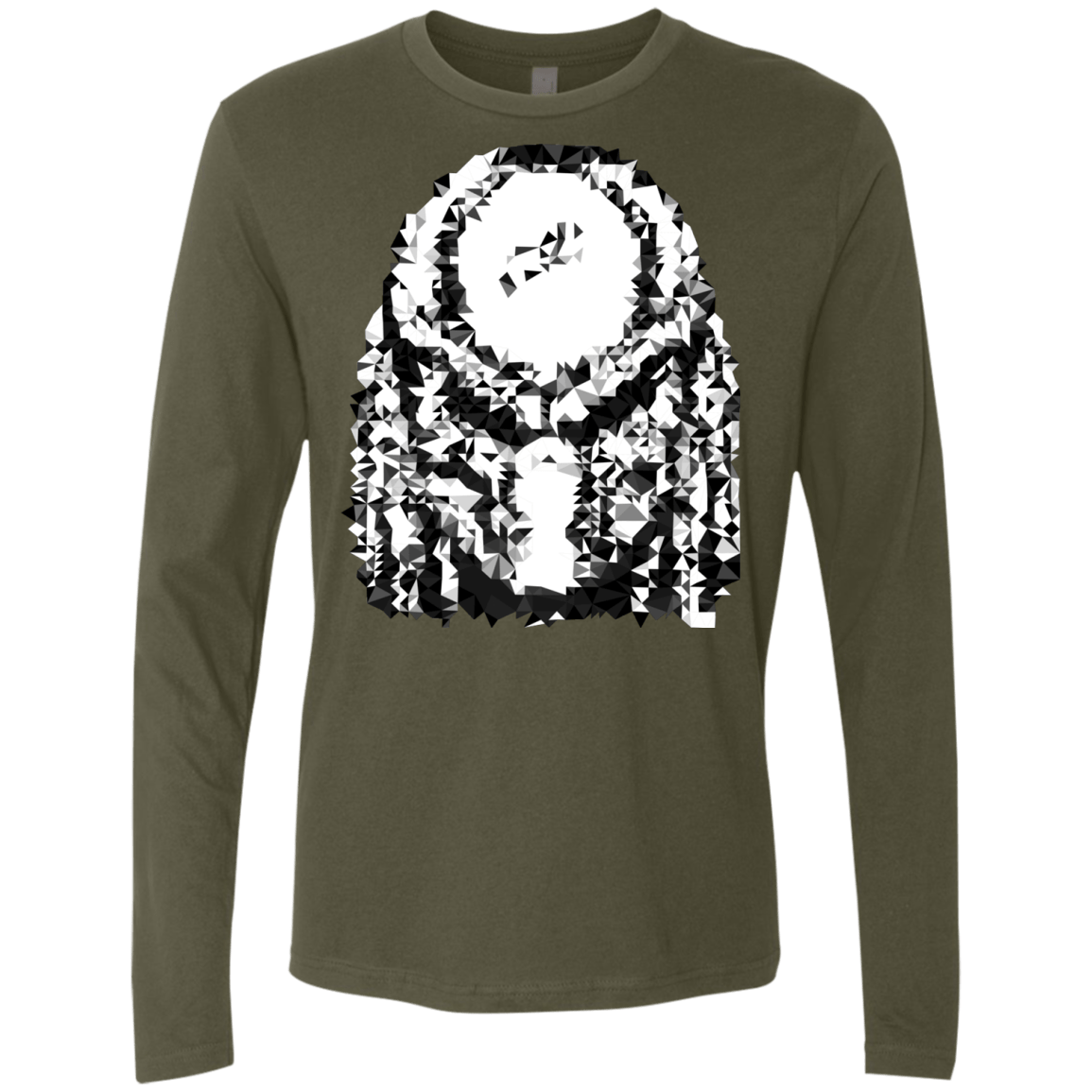 Predator Pixel Men's Premium Long Sleeve