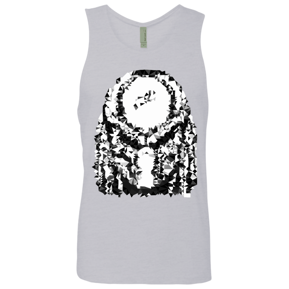 T-Shirts Heather Grey / S Predator Pixel Men's Premium Tank Top