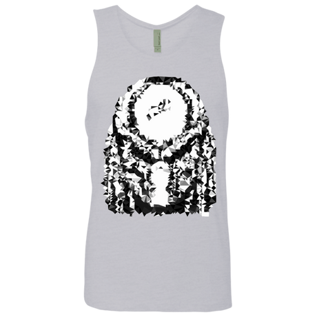 T-Shirts Heather Grey / S Predator Pixel Men's Premium Tank Top