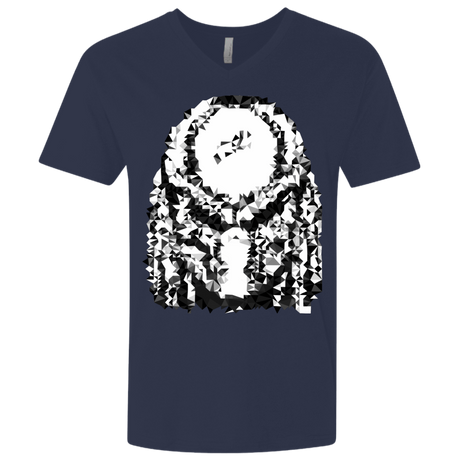 T-Shirts Midnight Navy / X-Small Predator Pixel Men's Premium V-Neck