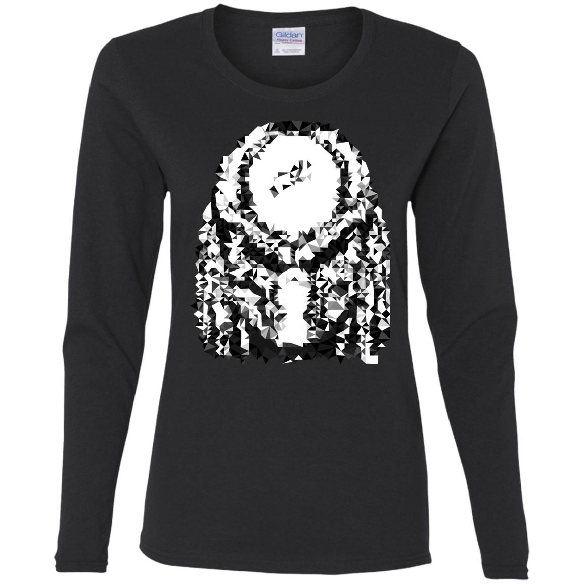 T-Shirts Black / S Predator Pixel Women's Long Sleeve T-Shirt