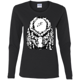 T-Shirts Black / S Predator Pixel Women's Long Sleeve T-Shirt