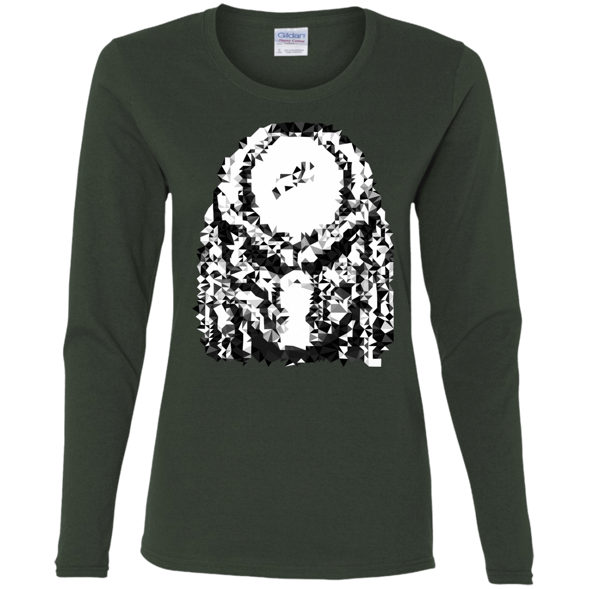 T-Shirts Forest / S Predator Pixel Women's Long Sleeve T-Shirt