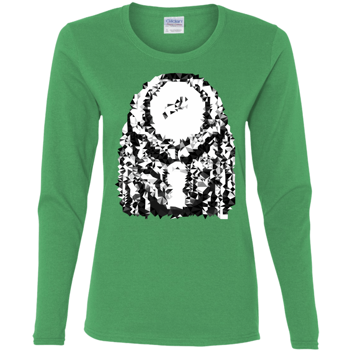 T-Shirts Irish Green / S Predator Pixel Women's Long Sleeve T-Shirt