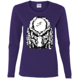T-Shirts Purple / S Predator Pixel Women's Long Sleeve T-Shirt