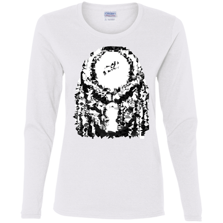 T-Shirts White / S Predator Pixel Women's Long Sleeve T-Shirt