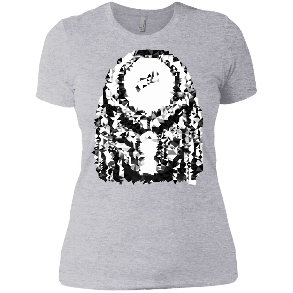 T-Shirts Heather Grey / X-Small Predator Pixel Women's Premium T-Shirt