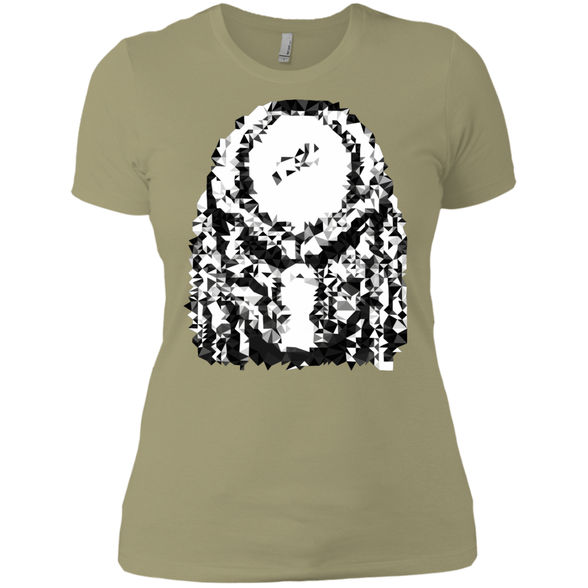 T-Shirts Light Olive / X-Small Predator Pixel Women's Premium T-Shirt