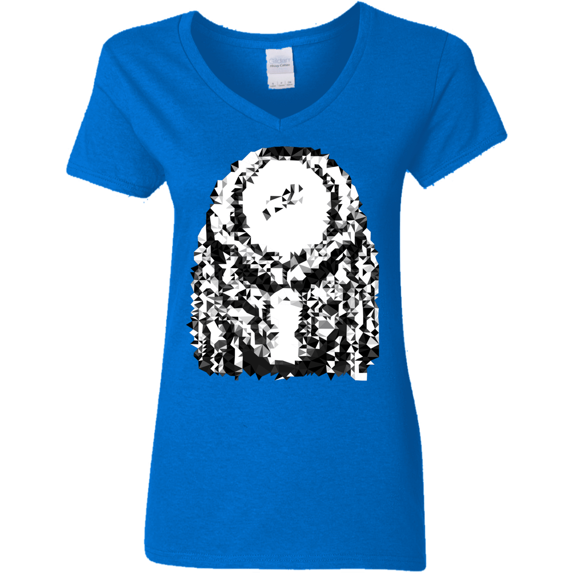 T-Shirts Royal / S Predator Pixel Women's V-Neck T-Shirt