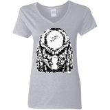 T-Shirts Sport Grey / S Predator Pixel Women's V-Neck T-Shirt