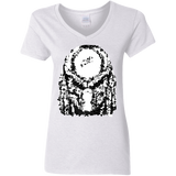 T-Shirts White / S Predator Pixel Women's V-Neck T-Shirt