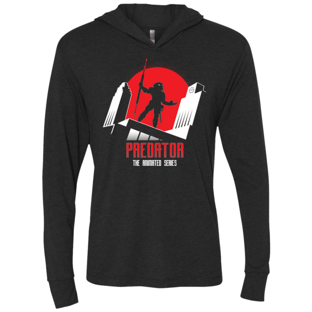 T-Shirts Vintage Black / X-Small Predator Triblend Long Sleeve Hoodie Tee