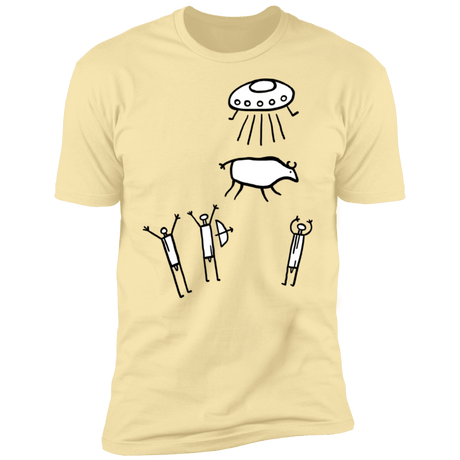 T-Shirts Banana Cream / S Prehistoric Fiction Men's Premium T-Shirt