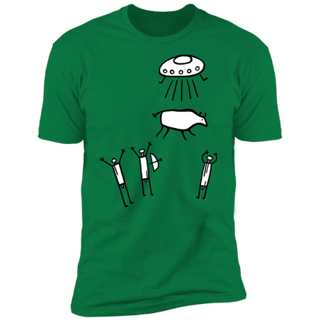 T-Shirts Kelly Green / S Prehistoric Fiction Men's Premium T-Shirt