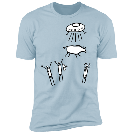 T-Shirts Light Blue / S Prehistoric Fiction Men's Premium T-Shirt