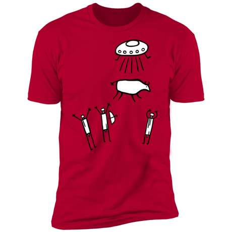 T-Shirts Red / S Prehistoric Fiction Men's Premium T-Shirt