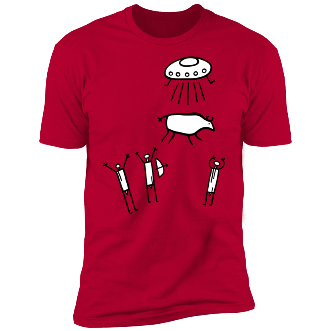 T-Shirts Red / S Prehistoric Fiction Men's Premium T-Shirt