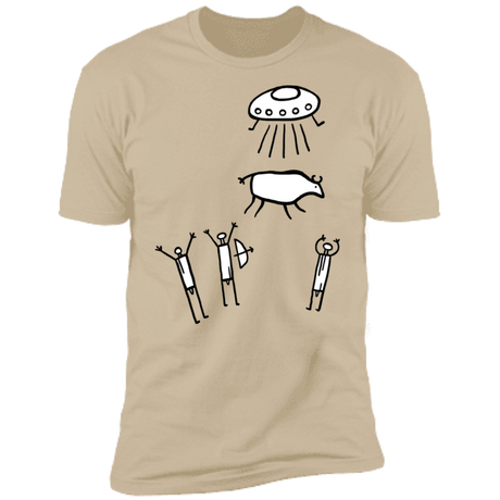 T-Shirts Sand / S Prehistoric Fiction Men's Premium T-Shirt