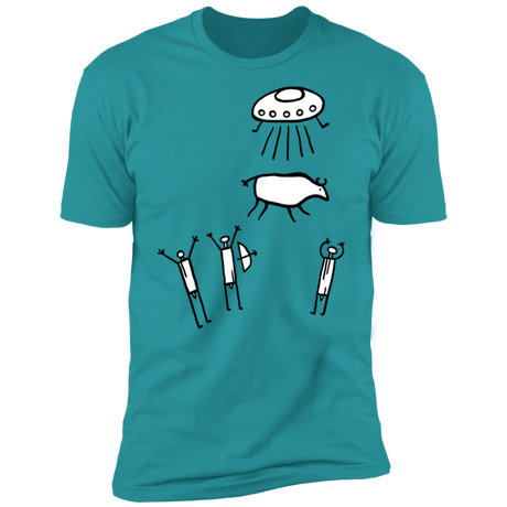 T-Shirts Tahiti Blue / S Prehistoric Fiction Men's Premium T-Shirt