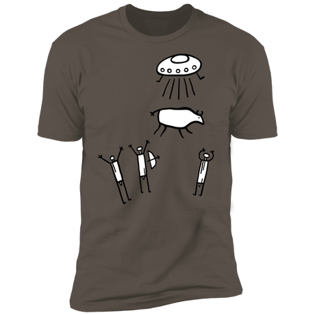 T-Shirts Warm Grey / S Prehistoric Fiction Men's Premium T-Shirt
