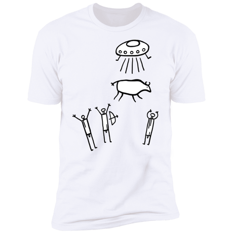 T-Shirts White / S Prehistoric Fiction Men's Premium T-Shirt