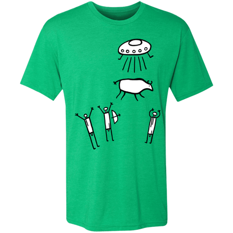 T-Shirts Envy / S Prehistoric Fiction Men's Triblend T-Shirt