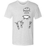 T-Shirts Heather White / S Prehistoric Fiction Men's Triblend T-Shirt