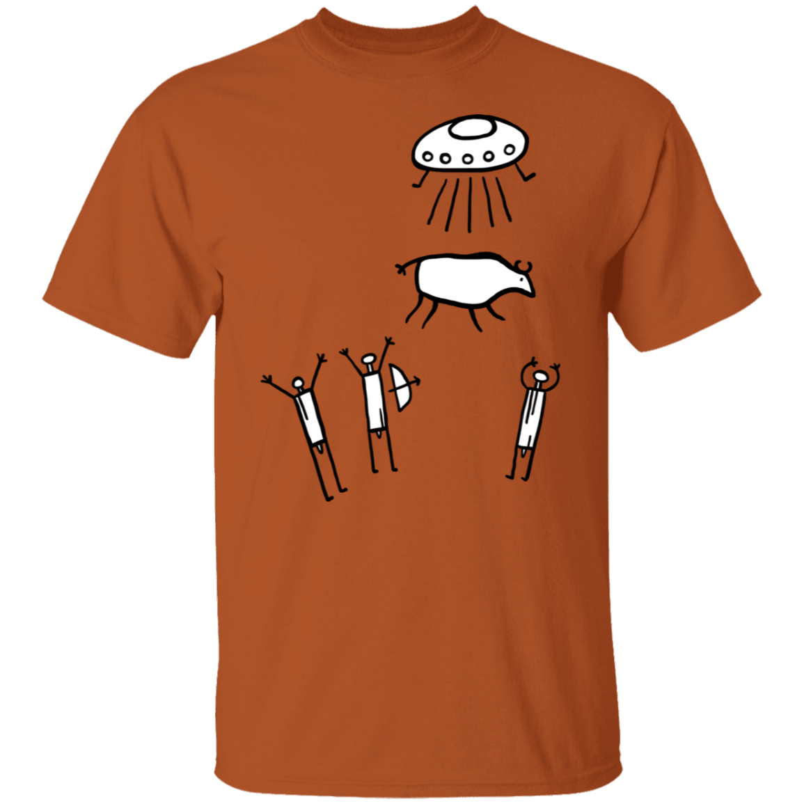 T-Shirts Texas Orange / S Prehistoric Fiction T-Shirt