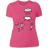 T-Shirts Hot Pink / S Prehistoric Fiction Women's Premium T-Shirt