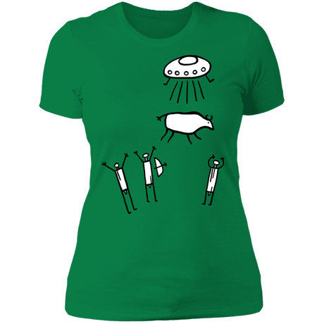 T-Shirts Kelly Green / S Prehistoric Fiction Women's Premium T-Shirt