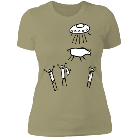 T-Shirts Light Olive / S Prehistoric Fiction Women's Premium T-Shirt