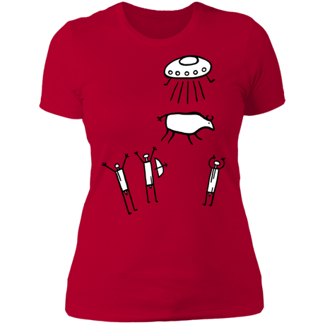 T-Shirts Red / S Prehistoric Fiction Women's Premium T-Shirt
