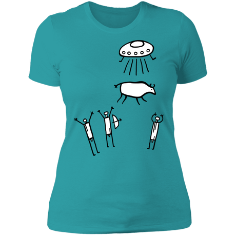 T-Shirts Tahiti Blue / S Prehistoric Fiction Women's Premium T-Shirt