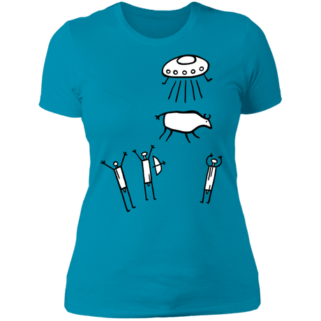 T-Shirts Turquoise / S Prehistoric Fiction Women's Premium T-Shirt