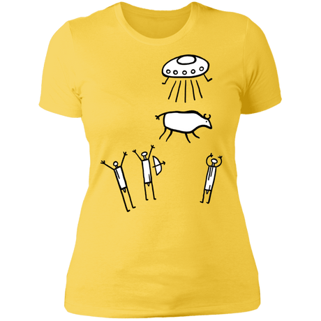 T-Shirts Vibrant Yellow / S Prehistoric Fiction Women's Premium T-Shirt