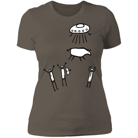 T-Shirts Warm Grey / S Prehistoric Fiction Women's Premium T-Shirt