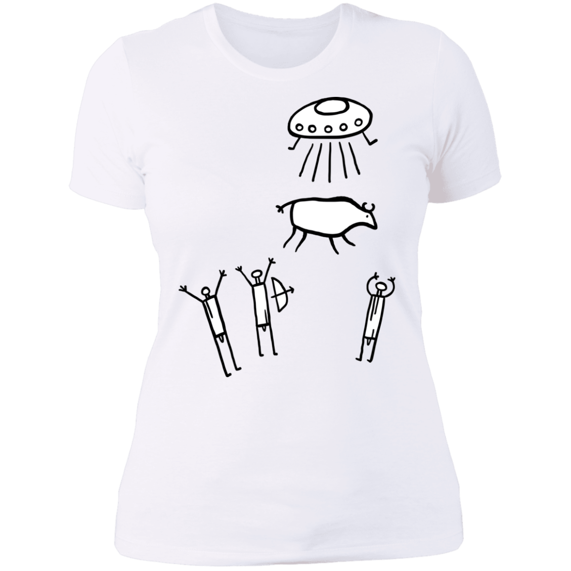 T-Shirts White / S Prehistoric Fiction Women's Premium T-Shirt