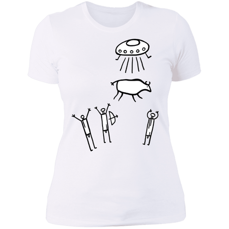 T-Shirts White / S Prehistoric Fiction Women's Premium T-Shirt