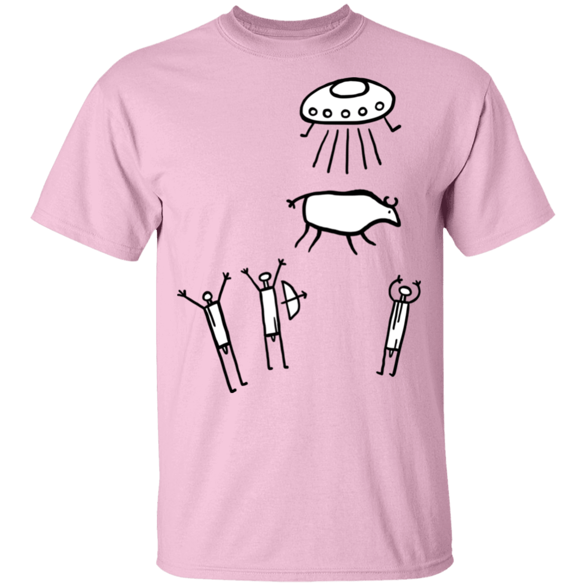 T-Shirts Light Pink / YXS Prehistoric Fiction Youth T-Shirt
