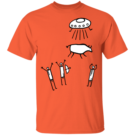 T-Shirts Orange / YXS Prehistoric Fiction Youth T-Shirt