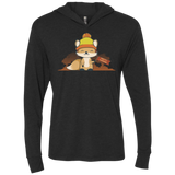 T-Shirts Vintage Black / X-Small Pretty Cunning Triblend Long Sleeve Hoodie Tee