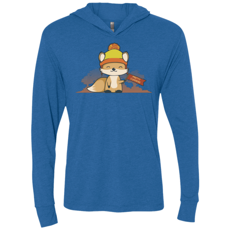 T-Shirts Vintage Royal / X-Small Pretty Cunning Triblend Long Sleeve Hoodie Tee